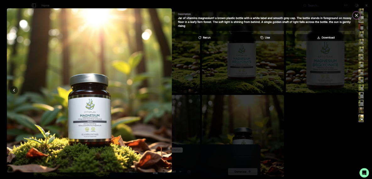 Using the bespoke AI training to make a model