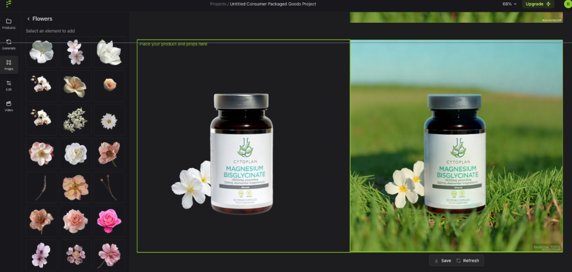 Using props in real time with Flair